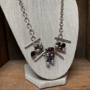 Sterling 925 & Stone Necklace 18”